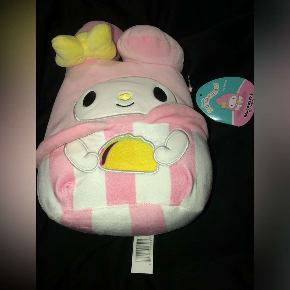 My melody Squishmallow w/ taco